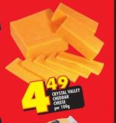Crystal Valley Cheddar Cheese-Per 100g