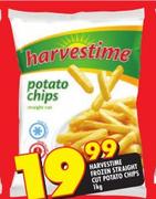 Harvestime Frozen Straight Cut Potato Chips-1kg