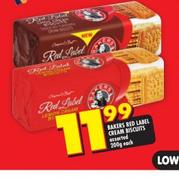 Bakers Red Label Cream Biscuits Assorted-200g Each