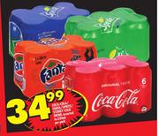 Coca-Cola/Fanta/Sprite/Stoney Cold Drink Assorted-6x330ml Per Pack