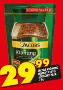 Jacobs Kronung Instant Coffee Economy Pack-75g