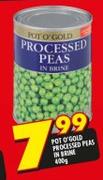 Pot O Gold Processed Peas In Brine-400g