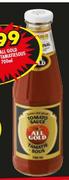 All Gold Tomato Sauce-700ml
