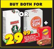 Iwisa Or Super Sun Super Maize Meal-2.5kg + Imana Super Soya Mince Assorted-200g Each