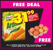 Aromat Trio Refill Pack Assorted-200g & Eggs-6's