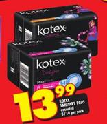 Kotex Sanitary Pads Assorted-8/10's Per Pack