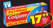 Colgate Toothpaste Value Pack-2 x 100ml Per Pack
