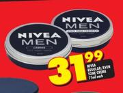 Nivea Regular/Even Tone Creme-75ml Each
