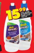 Plush Supreme All Purpose Cream Cleaner Assorted-750ml Each