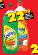 Sunlight Dishwashing Liquid Assorted-750ml Each