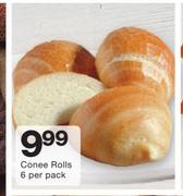 Conee Rolls 6 Per Pack