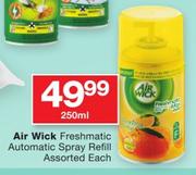 Air Wick Freshmatic Automatic Spray Refill Assorted-250ml Each