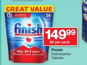 Finish Dishwasher Tablets-56 Per Pack