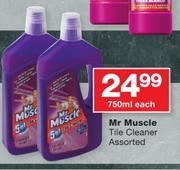 Mr Muscle Tile Cleaner Assorted-750ml Each
