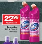 Domestos Thick Bleach Assorted-750ml Each