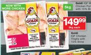 Goldi IQF Chicken Thighs With 15% Brine-5Kg Each