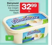 Dairymaid Farmhouse Ice Cream Assorted-2Ltr Each
