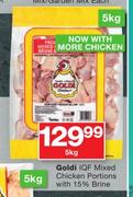 Goldi IQF Mixed Chicken Portions With 15% Brine-5Kg