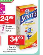 Scott's Emulsion Assorted-100ml Each