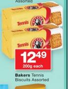 Bakers Tennis Biscuits Assorted-200g Each