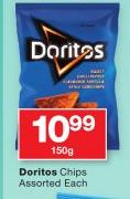 Doritos Chips Assorted-150g Each