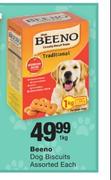 Beeno Dog Biscuits Assorted-1Kg Each
