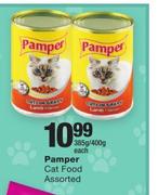 Pamper Cat Food Assorted-385g/400g Each