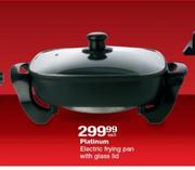 Special Platinum Electric Frying Pan With Glass Lid — www.guzzle.co.za