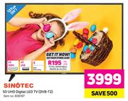 SINOTEC 50" UHD Digital LED Tv - DVB-T2