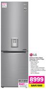 LG Platinium Silver Water Dispenser Combi Fridge - GC-F459NLJZ