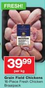 Grain Field Chickens 16-Piece Fresh Chicken Braaipack-Per kg
