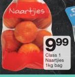 Class 1 Naartjles-1kg Bag