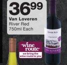 Van Loveren River Red-750ml Each