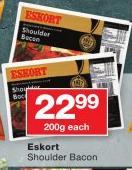 Eskart Shoulder Bacon-200g Each