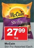 Mccain Stir Fry-1kg Each