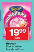 Beacon Pink & White Marshmallow-400g