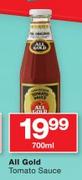 All Gold Tomato Sauce-700ml