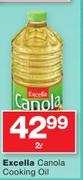 Excella Canola Cooking Oil-2Ltr