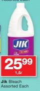 Jik Bleach Assorted-1.5Ltr