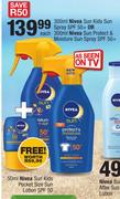 Nivea Sun Kids Sun Spray SPF50+-300ml + Nivea Sun Protect & Moisture Sun Spray SPF50+ 300ml-Each