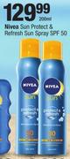Nivea Sun Protect & Refresh Sun Spray SPF50-200ml