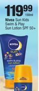Nivea Sun Kids Swim & Play Sun Lotion SPF50+-150ml