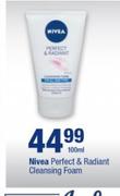 Nivea Perfect & Radiant Cleasing Foam-100ml