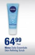 Nivea Daily Essentials Skin Refining Scrub-75ml