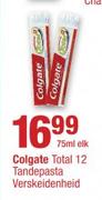 Colgate Total 12 Tandepasta Verskeidenheid-75ml Elk