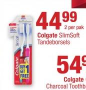 Colgate Slim Soft Tandeborsels-2's Per Pak