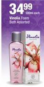 Vinolia Foam Bath Assorted-500ml Each