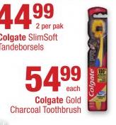 Colgate Gold Charcoal Toothbrush-Each