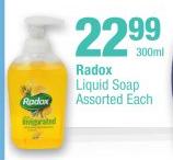Radox Liquid Soap Assorted-300ml Each