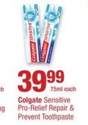 Colgate Sensitive Pro-Relief Repair & Prevent Toothpaste-75ml Each